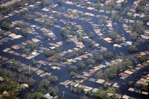 Hurricane Katrina Flood Damage homeowners insurance