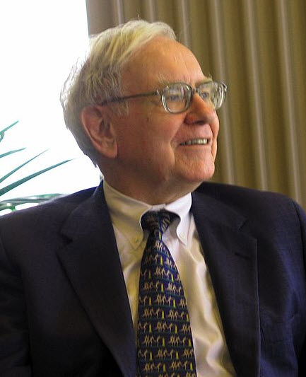 Warren Buffett, CEO of Bershire Hathaway Inc.