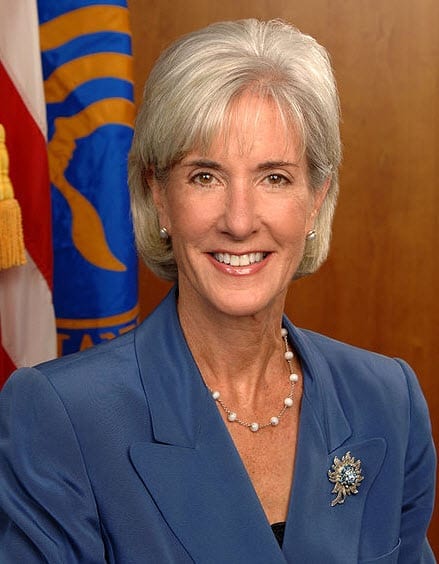 U.S. Health and Human Services Secretary Kathleen Sebelius