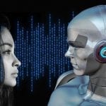 Voice-calling AI - Woman and Robot