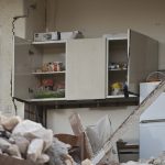 California earthquake insurance coverage - House after earthquake