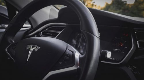 Tesla Insurance - Tesla Car - Steering wheel