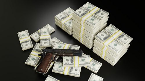 Gun insurance company - Money and gun