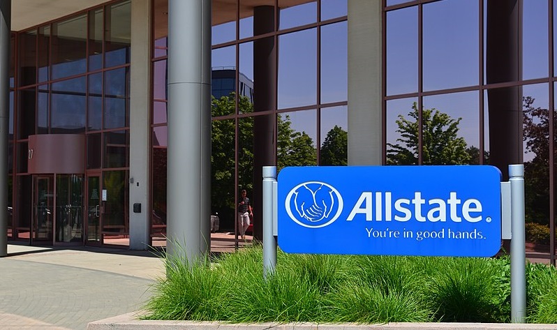 Allstate Logo on Sign - Allstate Chief Sustainability Officer