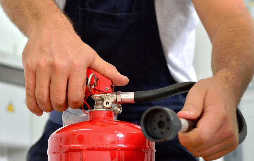 home fire extinguishers placement and first aid