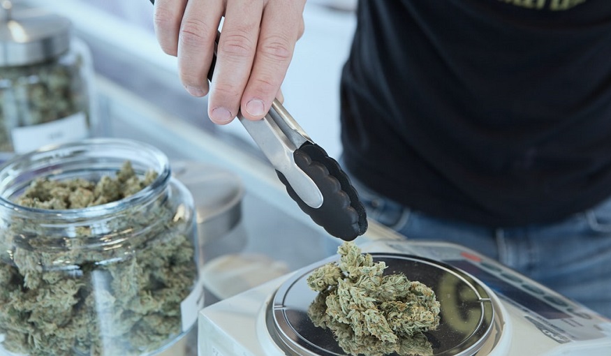 Marijuana legalization - store selling cannabis