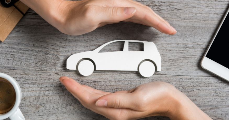 Commercial Auto Insurance - hands surrounding car