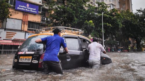Insurance companies - flooded streets in china