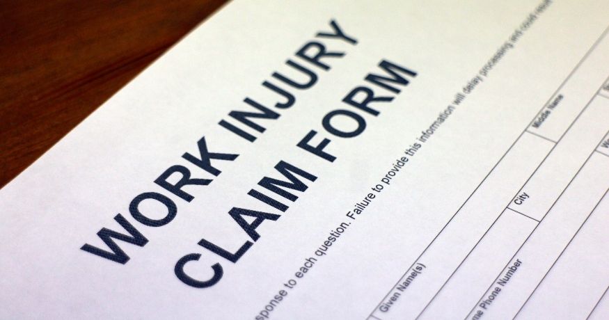 Workers compensation insurance - Work injury claim form
