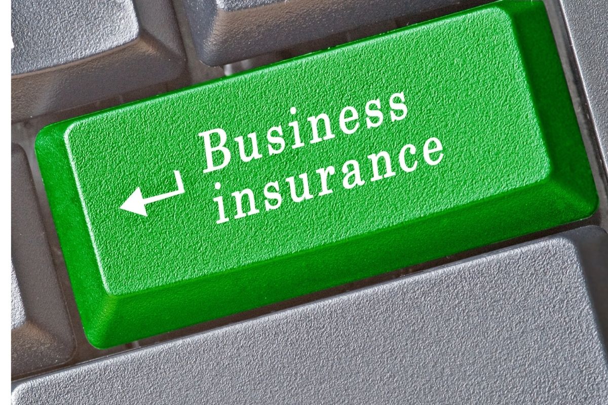 Business insurance - keyboard