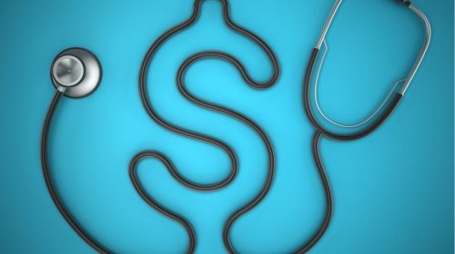 Health insurance - Costs - money - stethoscope