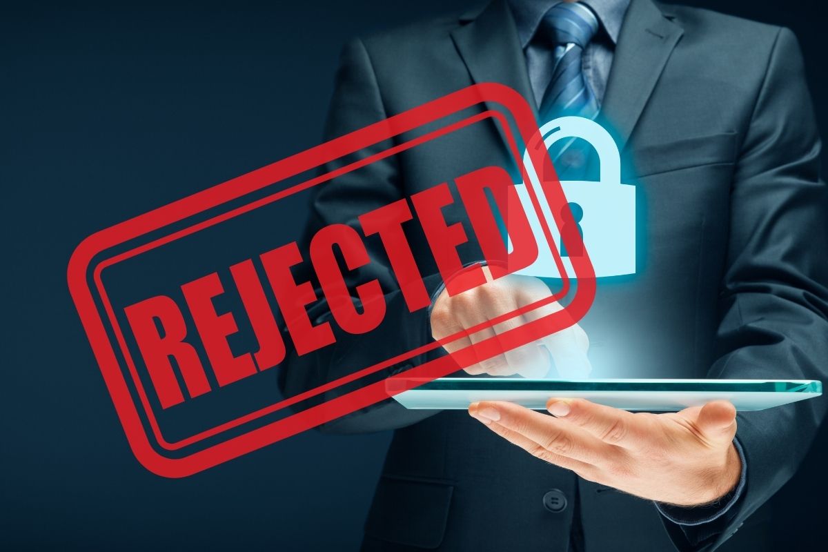 Cybersecurity insurance - Rejected