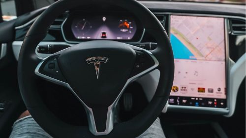 Tesla Insurance - Driver - Tesla steering wheel