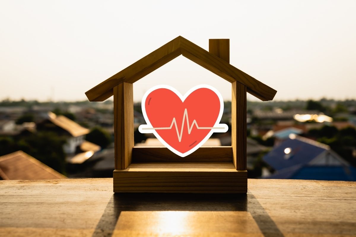 California health insurance - Heart in house
