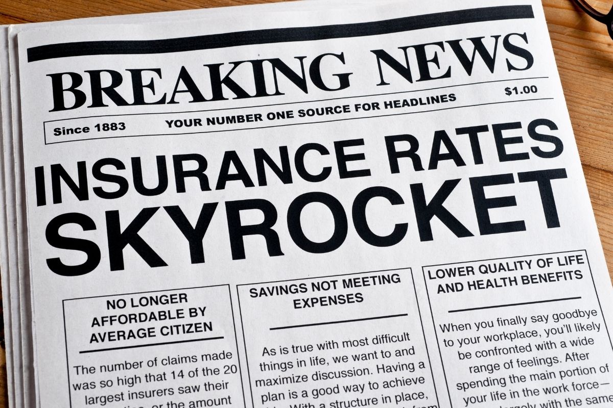 Insurance rates skyrocket - Newspaper
