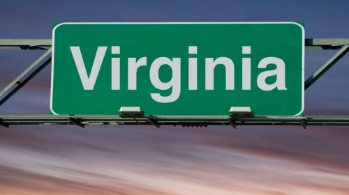 Usage-based insurance - Virginia sign