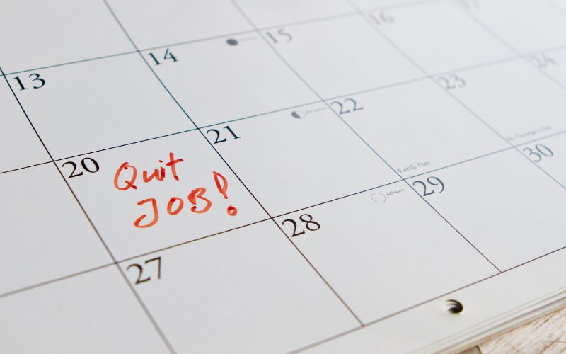 how to quit a job