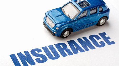 Auto insurance - Blue car
