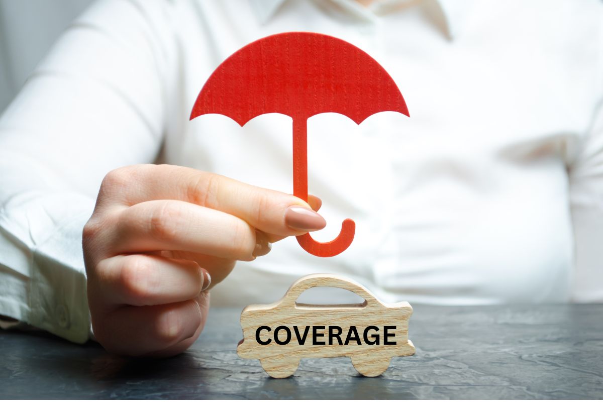 auto insurance coverage - wood car - umbrella