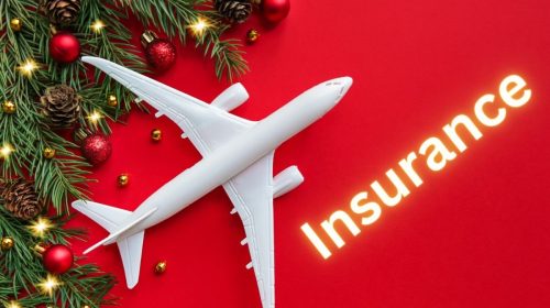 Travel insurance - Airplane holiday travel