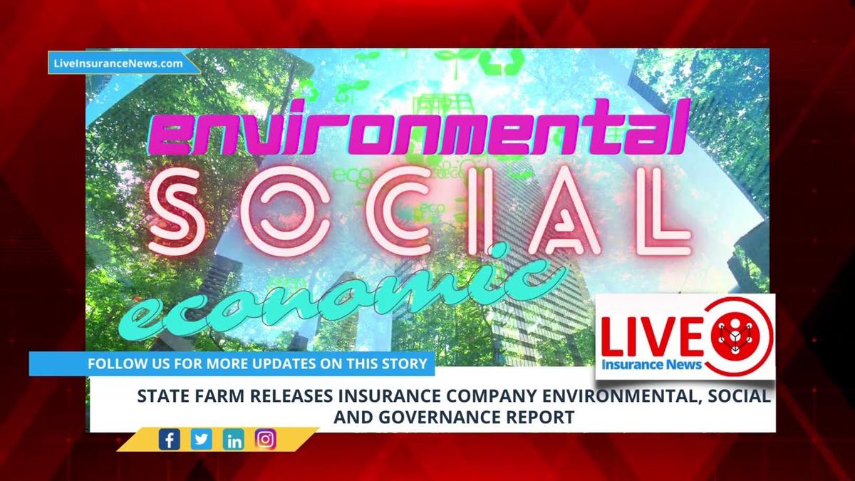 'Video thumbnail for Insurance News for State Farm Environmental, Social and Governance Report'