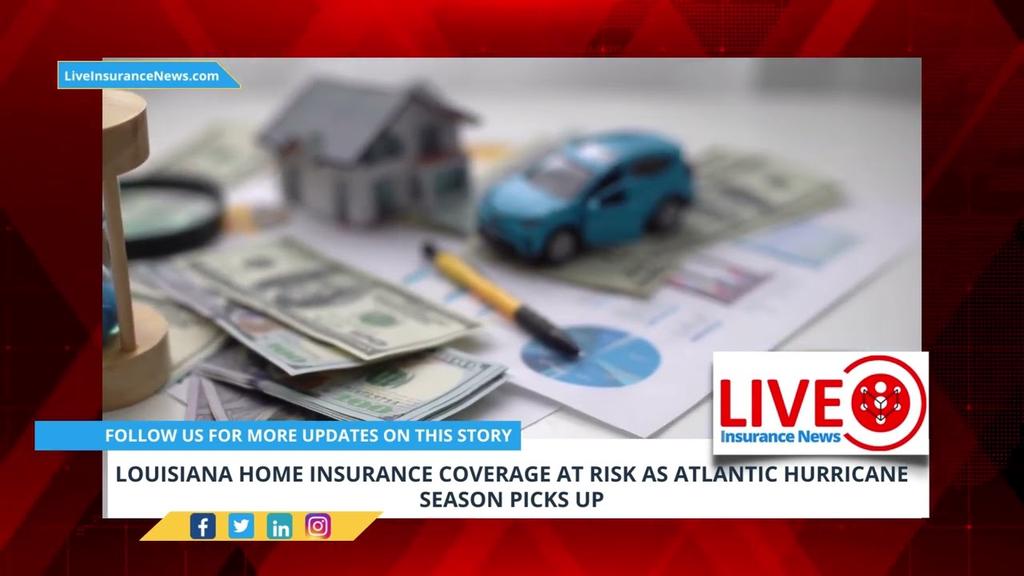 'Video thumbnail for Louisiana home insurance coverage at risk as Atlantic hurricane season picks up'