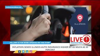 'Video thumbnail for Inflation sends Illinois auto insurance higher by as much as 30 percent'