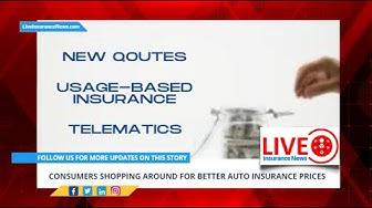 'Video thumbnail for Consumers shopping around for better auto insurance prices'