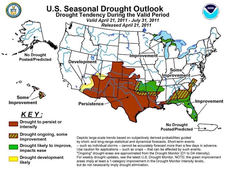 Drought Outlook 2011