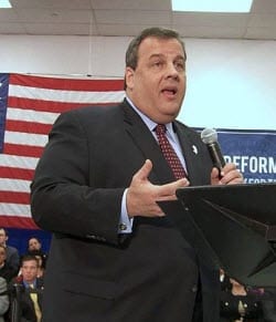 Governor Chris Christie Flood Insurance