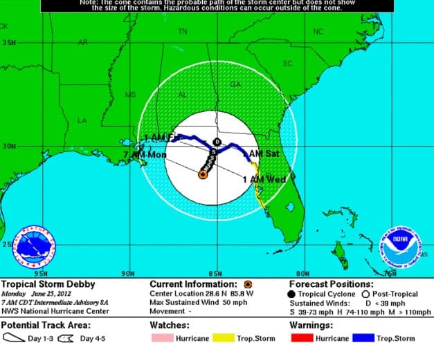 Tropical Storm Debby