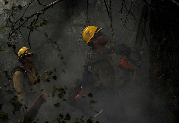 Colorado Wildfire Fire Fighters