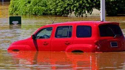 Floodwaters flood auto insurance claims