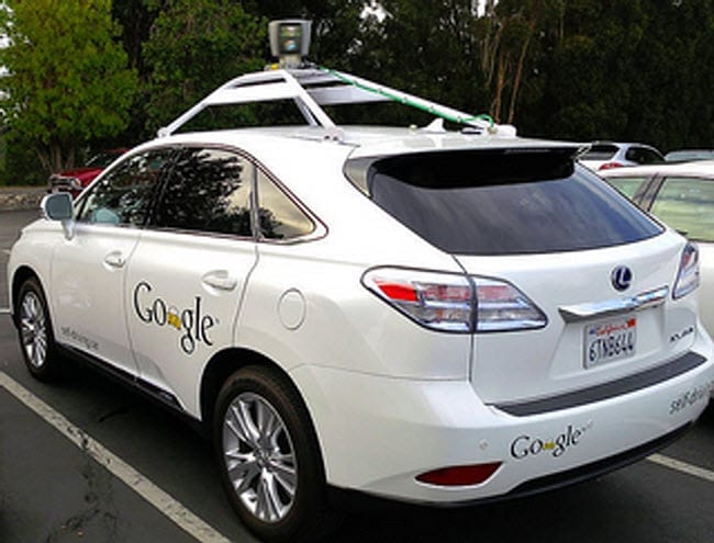 Driverless self-driving car Google auto insurance