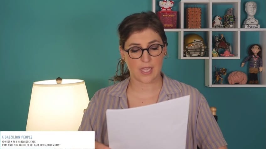 Mayim Bialik YouTube actor insurance benefits