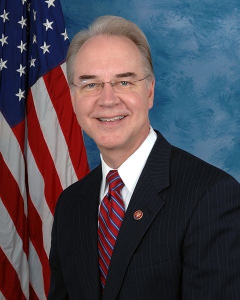 Tom Price health and human services secretary