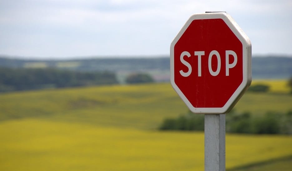 California Insurance Commissioner want to stop merger - Stop Sign