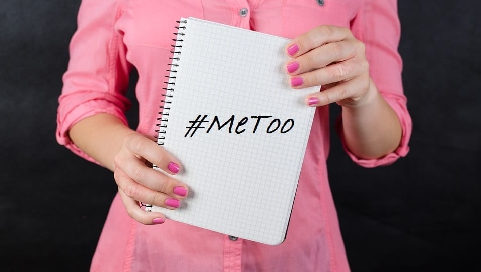 Directors and Officers insurance - Woman Holding #MeToo paper