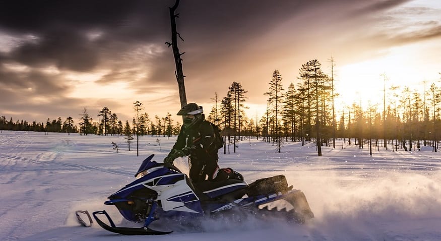 snowmobile theft - snowmobile rider