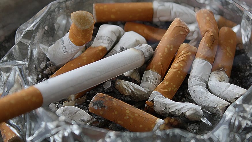 Reviti Life Insurance - Smoking - cigaretes, Ash tray