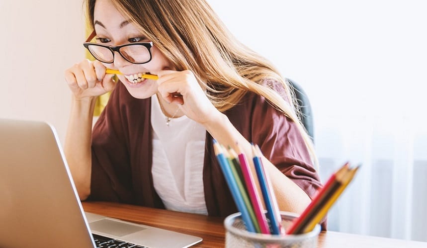 Education Insurance - Women on Laptop