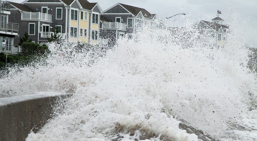 Hurricane Preparedness Week - big waves from hurricane