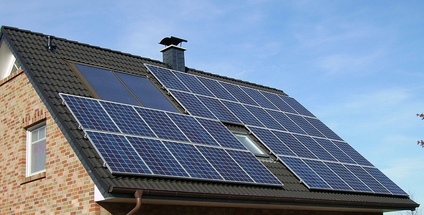 Solar Panel Insurance - solar panels on house roof