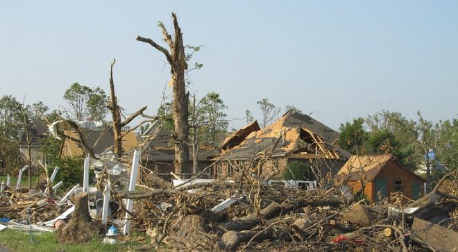Natural Disaster Damage - Tornado destruction