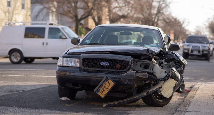 Car Insurance Fraud Ring - damaged car