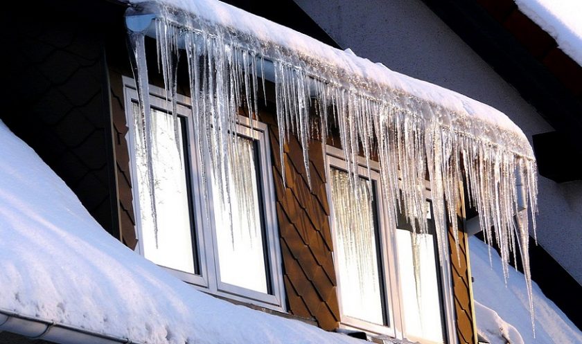 AAA Insurance - icicles on home roof