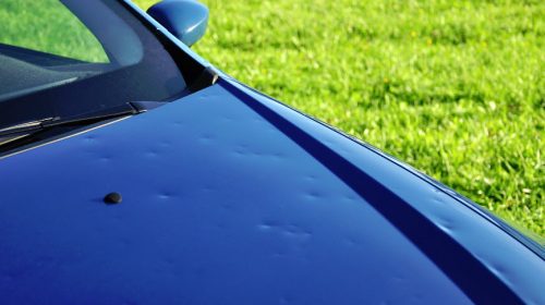 car hail damage and what to look for