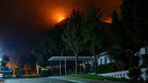 State Farm fire insurance - wildfire near home in California