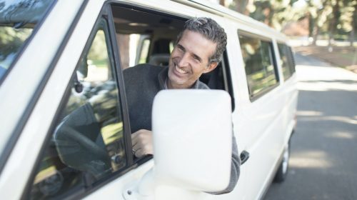 California auto insurance - happy driver