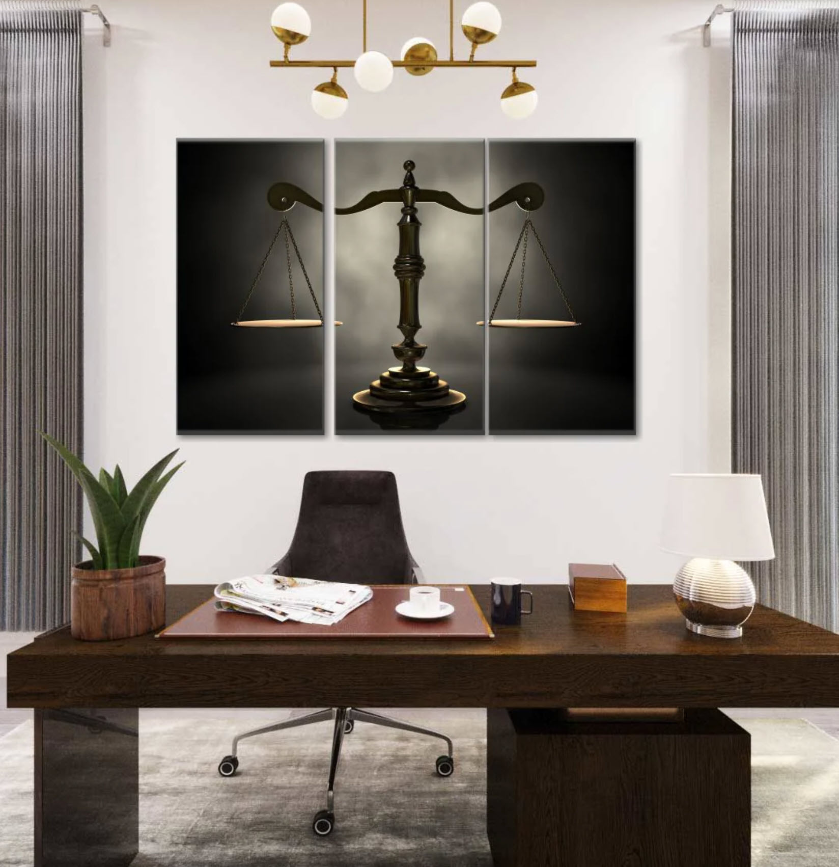 attorney office wall art